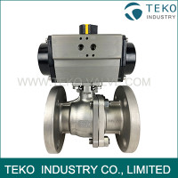 Air Actuated Stainless Steel 150# Flanged FB 2PC 3PC Ball Valve With ISO 5211 Mounting Air Actuated Stainless Steel 150# Flanged FB 2PC 3PC Ball Valve With ISO 5211 Mounting