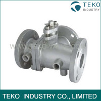 Bitumen Asphalt 3 Way Jacketed Ball Valve Bitumen Asphalt 3 Way Jacketed Ball Valve