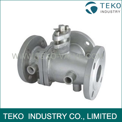 Bitumen Asphalt 3 Way Jacketed Ball Valve Bitumen Asphalt 3 Way Jacketed Ball Valve