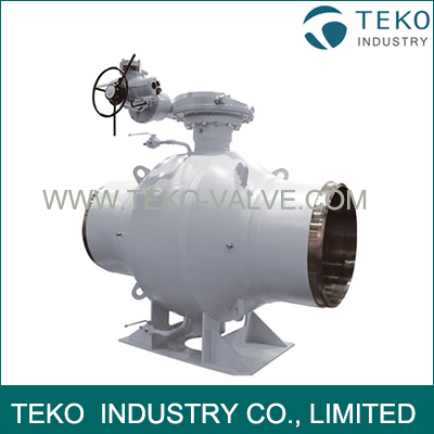 Electric Actuated Carbon Steel Flanged Ball Valve For Oil & Gas Pipeline ASME Standard