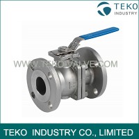 Two Piece Body Soft Seated Lever Operation Flanged Ball Valve ASME / DIN / JIS Standard Two Piece Body Soft Seated Lever Operation Flanged Ball Valve ASME / DIN / JIS Standard