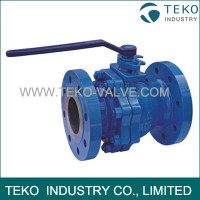 Floating Ball Design Flanged Ball Valve , CF8 Body RPTFE Seated 2 Inch Ball Valve For WOG Floating Ball Design Flanged Ball Valve , CF8 Body RPTFE Seated 2 Inch Ball Valve For WOG