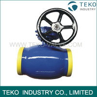 A105 API6D Worm Gear Operated Flanged Ball Valve Full Or Reduced Bore A105 API6D Worm Gear Operated Flanged Ball Valve Full Or Reduced Bore