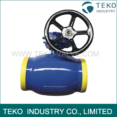 A105 API6D Worm Gear Operated Flanged Ball Valve Full Or Reduced Bore A105 API6D Worm Gear Operated Flanged Ball Valve Full Or Reduced Bore
