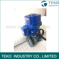 ISO 5211 Mounted Electric Actuated Regulating Control Flanged Ball Valve ISO 5211 Mounted Electric Actuated Regulating Control Flanged Ball Valve
