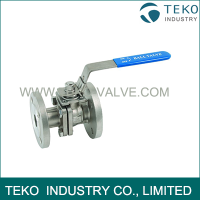 PN16 Two Pieces Stainless Steel 4 Flanged Ball Valve With ISO 5211 Mounting PN16 Two Pieces Stainless Steel 4 Flanged Ball Valve With ISO 5211 Mounting