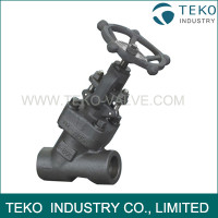 API602 Full Bore Y Patttern Globe Forged Steel Valves