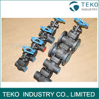 Full Port Forged Steel Valves , High Pressure Welded Flanged End Bolted Bonnet Gate Valve Class 800 ~ 2500LB