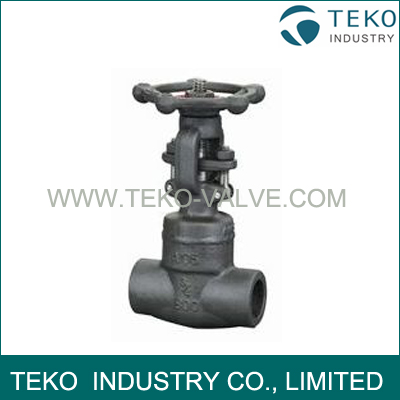 Welded Bonnet Forged Steel Gate Valve Welded Bonnet Forged Steel Gate Valve