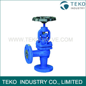 DIN 3356 Handwheel WCB Material Angle Type BS1873 Globe Valve