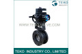 Electric Actuated Regulating API609 Butterfly Valve Fire Safe Seat With 4-20mA Positioner