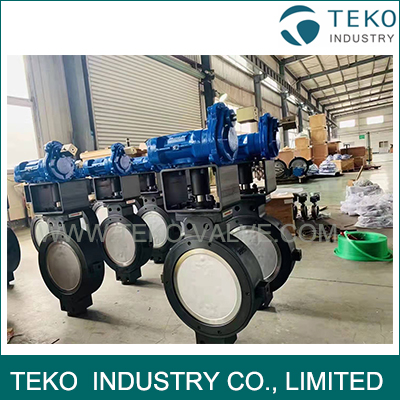Bi-Directional Metal Seat Resilient Seat Regulation Function High Performance Butterfly Valve