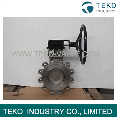 Fire Safe CF8 SS 4 Inch High Performance Butterfly Valves Hydraulic Actuation