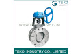 Flange End Carbon Steel Butterfly Valve Lever Operation For High Pressure Water