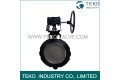 High Cycle Worm Gear Metal Seated Butterfly Valve Minimal Wear With Zero Leakage