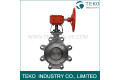 Long Lifespan Fire Safe Design Double Offset Butterfly Valve With Worm Gear