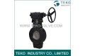 Wafer End Double Eccentric Butterfly Valve Lowering Operating Torques With Metal Seat