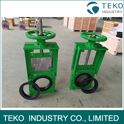 Bi-Directional Seal NR Elastomer Seat Demanding Knife Valve For Slurry Zero Leakage Bi-Directional Seal NR Elastomer Seat Demanding Knife Valve For Slurry Zero Leakage