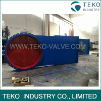 Customer Fabricated Steel Bonneted Packing Gland Big Size Knife Valve Customer Fabricated Steel Bonneted Packing Gland Big Size Knife Valve