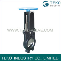 Ductile Iron Non Rising Stem Handwheeel Knife Valve Ductile Iron Non Rising Stem Handwheeel Knife Valve