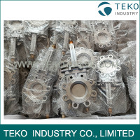 DN50 Semi Lug Fully Lugged Bare Shaft Mounting Pad Knife Valve DN50 Semi Lug Fully Lugged Bare Shaft Mounting Pad Knife Valve