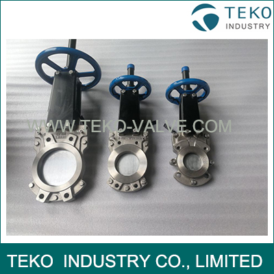 Stainless Steel Split Body Full Guided Slurry Knife Valve Stainless Steel Split Body Full Guided Slurry Knife Valve