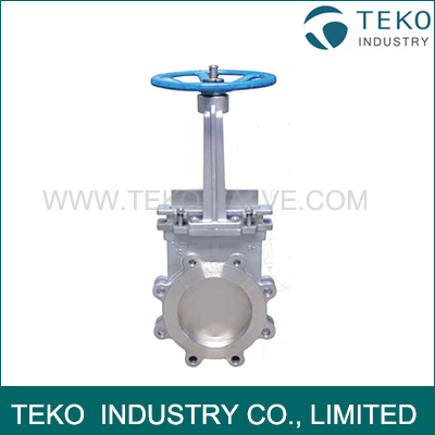 Wafer End Bi - Direcitonal Seal Industrial Valves , Bubble Tight Knife Valve For Pulp And Paper Wafer End Bi - Direcitonal Seal Industrial Valves , Bubble Tight Knife Valve For Pulp And Paper