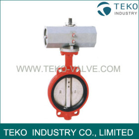 Pneumatic Actuated Butterfly Valve