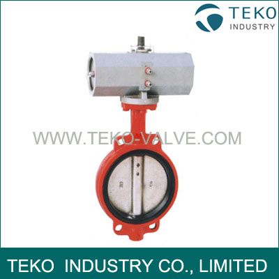 Pneumatic Actuated Butterfly Valve