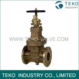 JIS 10K Marine Cast Bronze Gate Valve