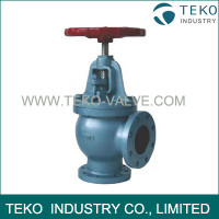 5K 10K JIS Marine Angle Valve Bolted Bonnet Bronze Trim Low Temperature