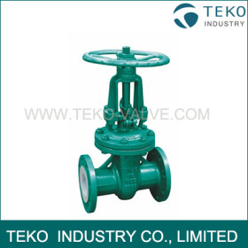 DN150 Class 150Lb Anti-corrosion PTFE Lined Gate