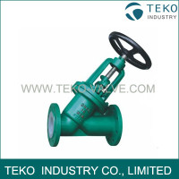 Y Type Globe Valve PTFE Lining Y Type Globe Valve PTFE Lining