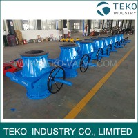 Heavy Duty Cast Iron Body Flange End Full Bore Pneumatic Hose Valves  Heavy Duty Cast Iron Body Flange End Full Bore Pneumatic Hose Valves