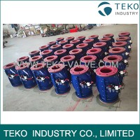 High Durable Air Operated Slurry Pinch Valve Full Bore NR hose For Bulk Material