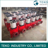 Pneumatic Actuated Viton Sleeve Slurry Pinch Valve For Mining Nonstandard