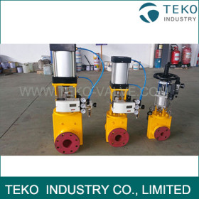 Regulating Control Pneumatic Actuated Flanged End Slurry Pinch Valve With Positioner