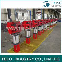 Wear Resistant Leak-Free Cast Iron Body Flanged End Slurry Pinch Valve With Regulating Function Wear Resistant Leak-Free Cast Iron Body Flanged End Slurry Pinch Valve With Regulating Function