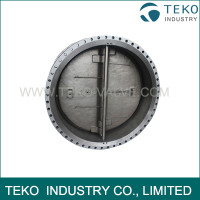 API 594 Standard Dual Plate Double Flanged Wafer Check Valve For WOG API 594 Standard Dual Plate Double Flanged Wafer Check Valve For WOG