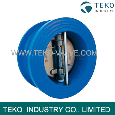 API 594 Ductile Iron GGG40 Double Plate Wafer Check Valve For Water Applications API 594 Ductile Iron GGG40 Double Plate Wafer Check Valve For Water Applications