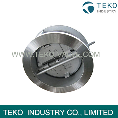 High Pressure Duo Wafer Check Valve 150LB - 1500LB Metal Seats For Power Generation High Pressure Duo Wafer Check Valve 150LB - 1500LB Metal Seats For Power Generation
