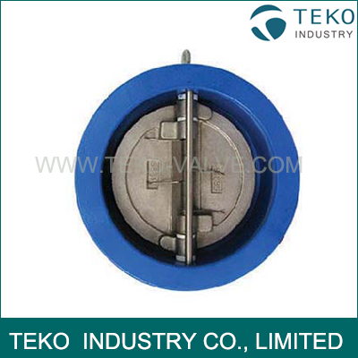 PN10 Duo Plate Wafer Check Valve For Water Works Cast Iron Body SS Disc PN10 Duo Plate Wafer Check Valve For Water Works Cast Iron Body SS Disc
