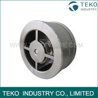 High CV Stainless Steel Quick Action Spring Loaded Wafer Single Door Check Valve High CV Stainless Steel Quick Action Spring Loaded Wafer Single Door Check Valve