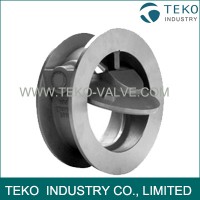 Single Disc Wafer Check Valve , Short Pattern Stainless Steel Check Valve For Oil Single Disc Wafer Check Valve , Short Pattern Stainless Steel Check Valve For Oil