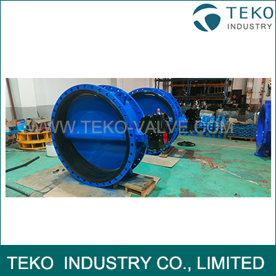 AWWA C504 Type 150LB Top Flange End Rubber Seated Butterfly Valve For Water Works AWWA C504 Type 150LB Top Flange End Rubber Seated Butterfly Valve For Water Works