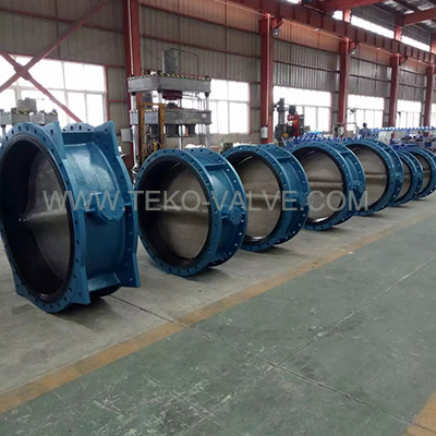 Soft Seal API609 Butterfly Valve Bi - Direcitonal Bubble Tight Double Flange With Gear Actuator Soft Seal API609 Butterfly Valve Bi - Direcitonal Bubble Tight Double Flange With Gear Actuator