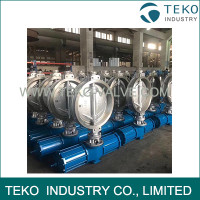 Carbon Steel Pneumatic Triple Eccentric Butterfly Valve Wafer Type Size Rating 2" To 60" Carbon Steel Pneumatic Triple Eccentric Butterfly Valve Wafer Type Size Rating 2" To 60"