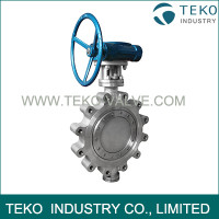 Carbon Steel High Temp Butterfly Valve With Multilayer Metal Sealing Structure Carbon Steel High Temp Butterfly Valve With Multilayer Metal Sealing Structure