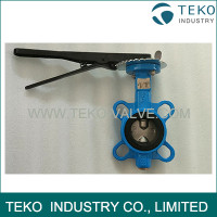Centerline Splited Shaft Concentric Viton Seated Butterfly Valve With Lever Centerline Splited Shaft Concentric Viton Seated Butterfly Valve With Lever