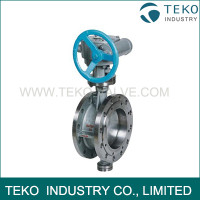 Double Flanged End CF8 Disc Triple Eccentric Butterfly Valve Double Flanged End CF8 Disc Triple Eccentric Butterfly Valve